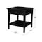International Concepts Rectangle Spencer End Table, 24 W, 24 in L, 25 in H, Wood, Black OT46-8E - alternate 7